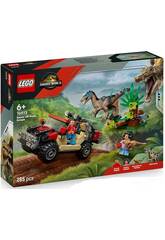 Lego Jurassic World Rebirth Fuite en 4x4 et Raptor  l'afft