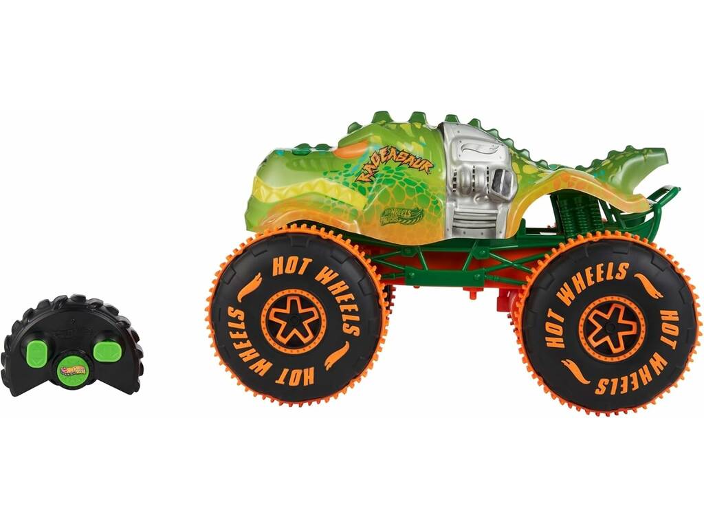 Hot Wheels Monster Trucks Véhicule Rageasaur Radio Control