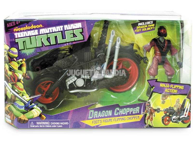 Tortugas Ninja vehiculo con figura