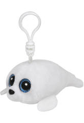 Peluche Porte-clefs Ici Foque Blanche
