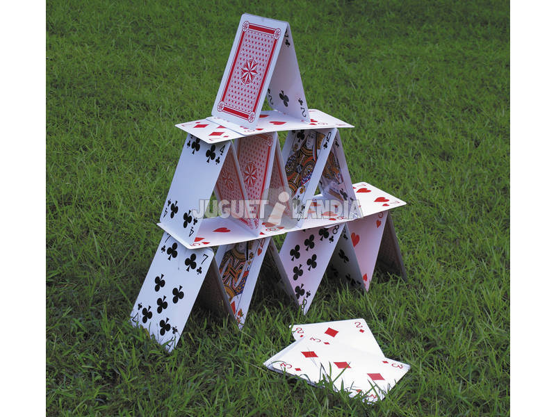 Cartes de poker géantes 260x370 cm.
