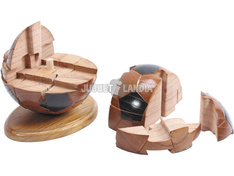 Puzzle 3D pallone legno