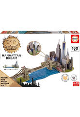 Puzle 3D Monument Pont de Brooklyn