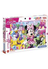 Puzzle Minnie Glitter 104 Piezas Clementoni 20146