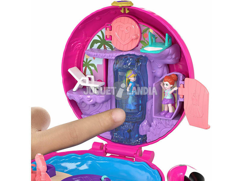 Polly Pocket Koffer Schwimmender Flamingo Mattel FRY38