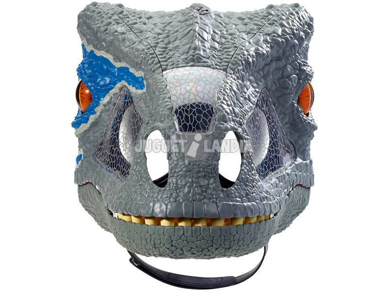 Jurassic World Dino Máscara de Velociraptor Blue Mattel FMB74