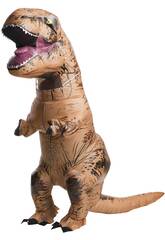 Aufblasbares Kostüm für Erwachsene T-Rex Einheitsgröße Rubies 810481