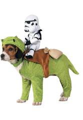 Kostüm Haustier Star Wars Dewback mit Reiter Größe Einheitsgröße Rubies 886582