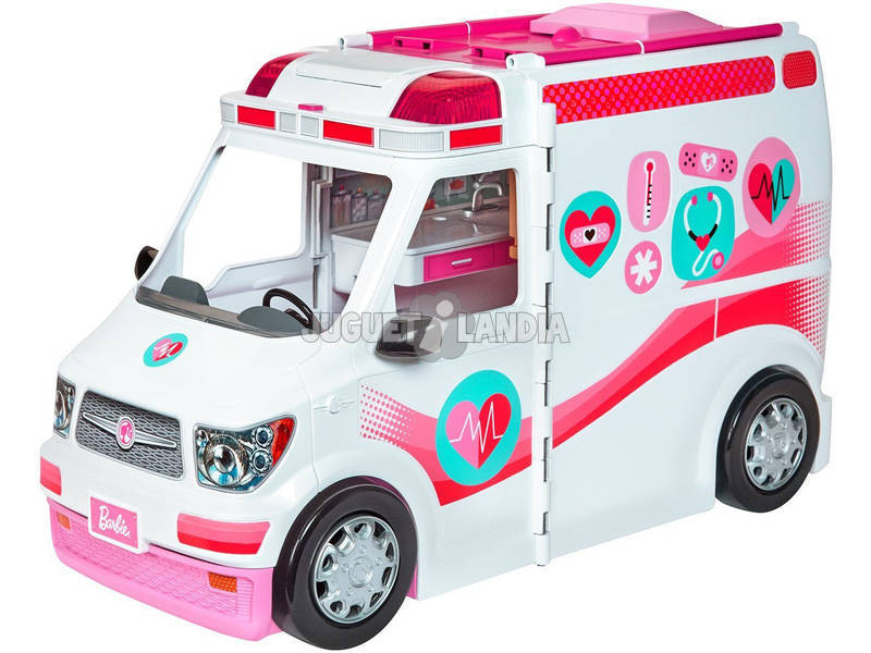 Barbie Ambulância Hospital 2 em1 Mattel FRM19