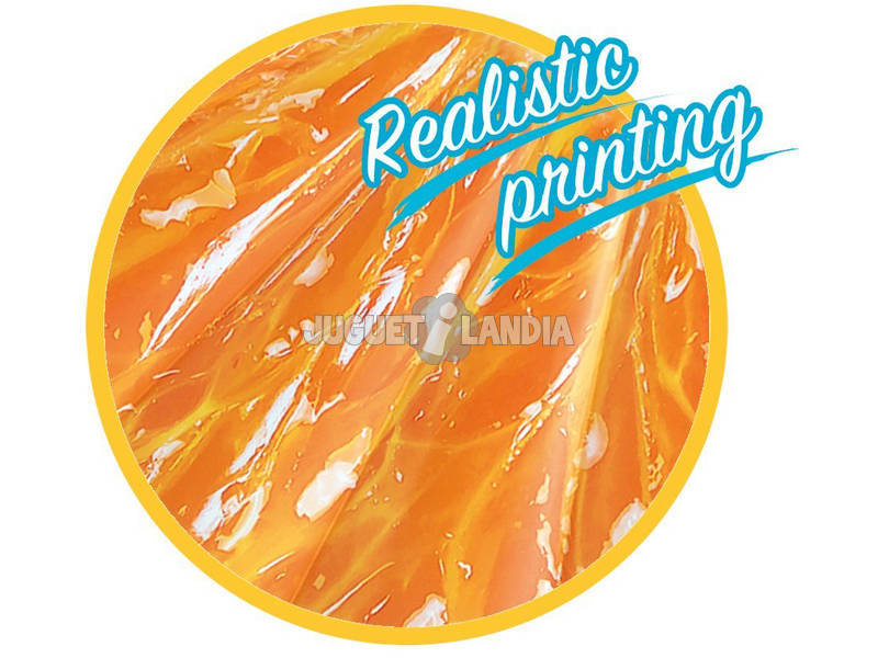 Aufblasbare Luftmatratze Orange von 178x85 cm. Intex 58763