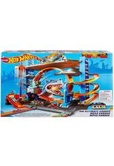 Hot Wheels Garage delle Acrobazie Playset Mattel FTB69