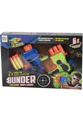 Lanzadardos Bunder Set 2 Lanzadores