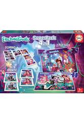 Superpack Enchantimals 4 en 1 Educa 17935