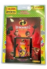 Les Indestructibles 2 Pack d'autocollants Album et 15 pochettes Panini