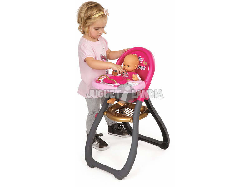 Chaise Haute Baby Nurse avec Accessoires Smoby 220310