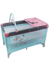 Cama de Viagem e Mudador Flamingo Olmitos 1723