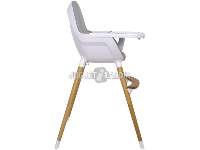Cadeira Elevada Madeira Cinza Claro Olmitos 5200