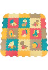 Couverture Puzzle Eva 9 pièces Dinosaures