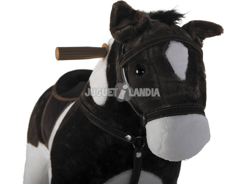 Pferd mit Rädern und Klänge 65x33x64 cm.