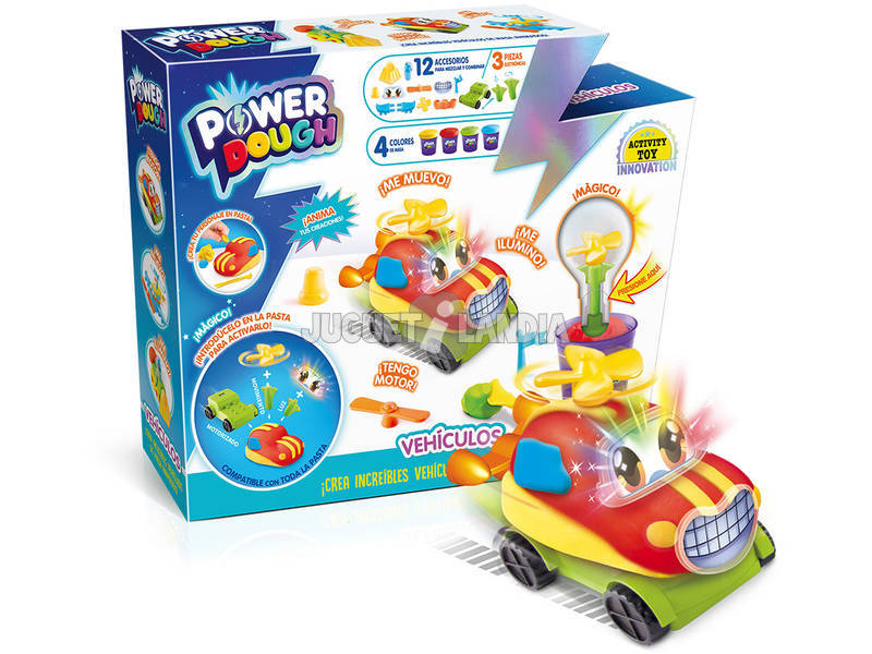 Power Dough Kit Vehículos Grande Canal Toys DP017