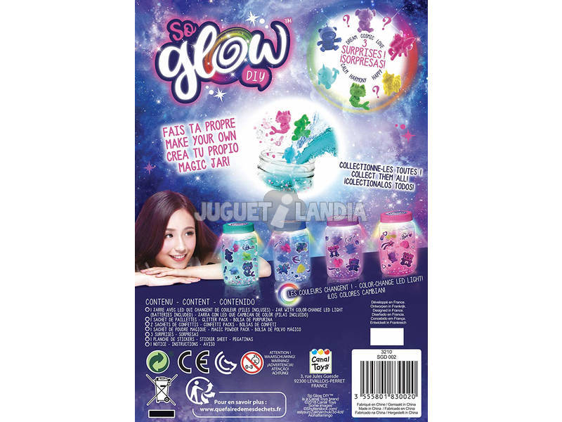 So Glow Magic Jar Set Erstelle deine Ruhedose Kanal Toys SGD002