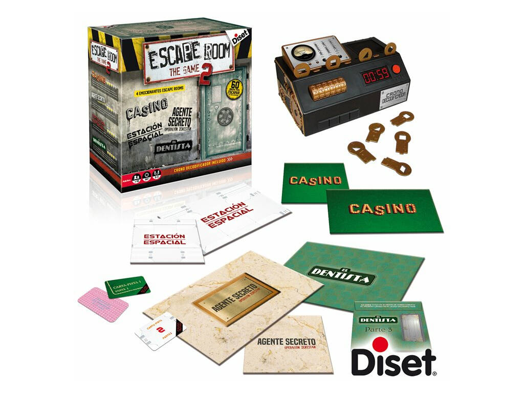 Escape Room The Game 2 Diset 62326 - Juguetilandia