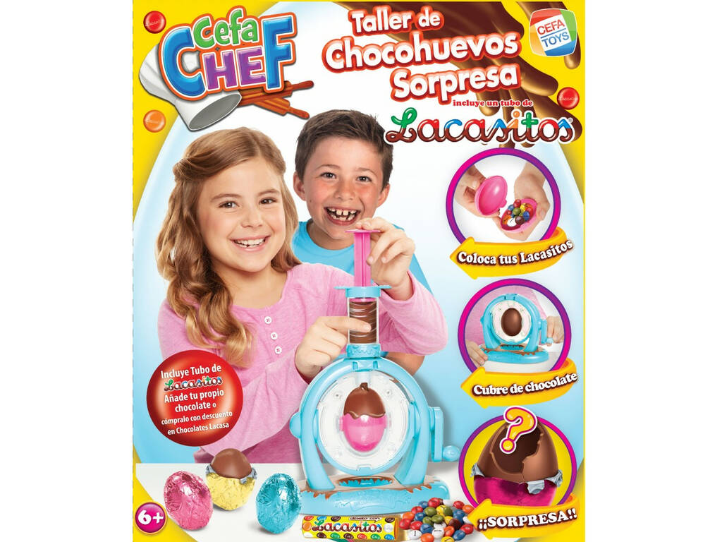 Cefachef Chocohuevos Sorpresa Lacasitos Cefa Toys 88316