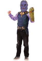 Costume Bimbo Thanos Deluxe Maglietta con Maschera e Guanti Rubies 34188