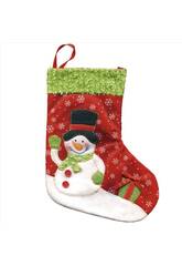 Schneemann-Socke Deluxe 25cm. Rubies S2510