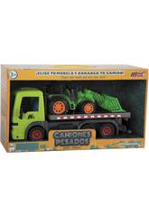 Caminh�o 31.5 cm. com Ve�culo Constru��o 20 cm. Fric��o