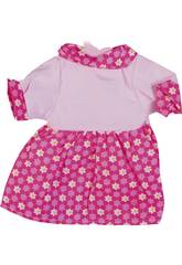 Mode B�b� Poup�es 40 cm. Robe Rose Fleurs