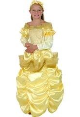Disfarce Princesa Bella Menina Tamanho XL