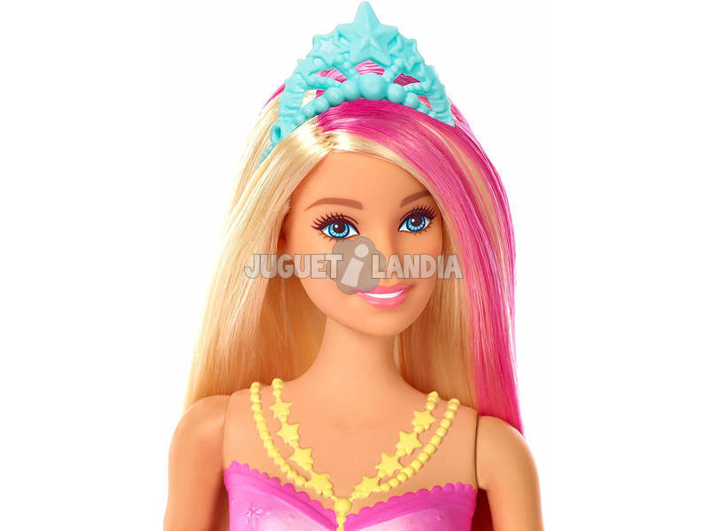 Barbie Dreamtopía Sereia Nada y Brilha Mattel GFL82