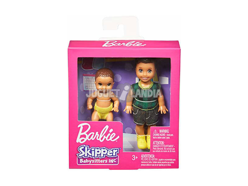 Barbie Skipper Babysitters Pack Hermanos Mattel GFL30