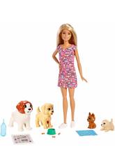 Barbie Guardería de Perritos Mattel FXH08