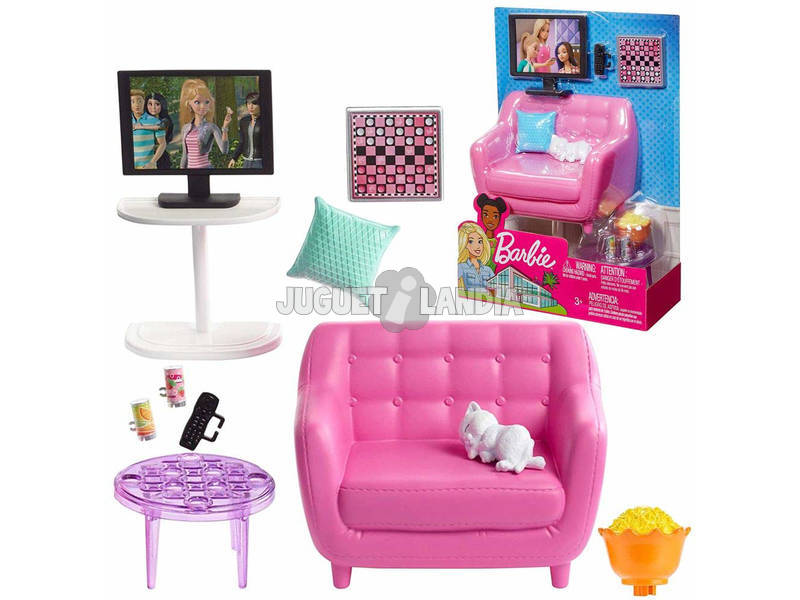 Barbie Surtido Mobiliário Interior Mattel FXG33