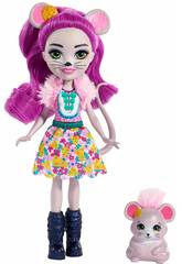 Enchantimals Poup�e et mascotte Mayla Mouse et Fondue Mattel FXM76