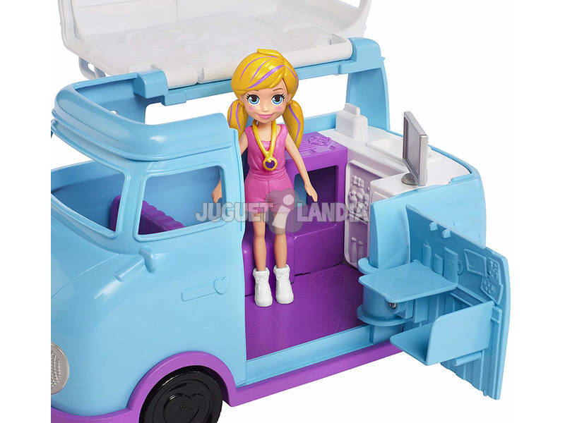 Polly Pocket Caravana Aventuras Da Polly Mattel FTP74