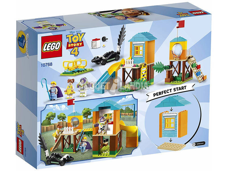 Lego Juniors Toy Story 4 Aventura no Parque dos Jogos de Buzz e Bo Peep 10768