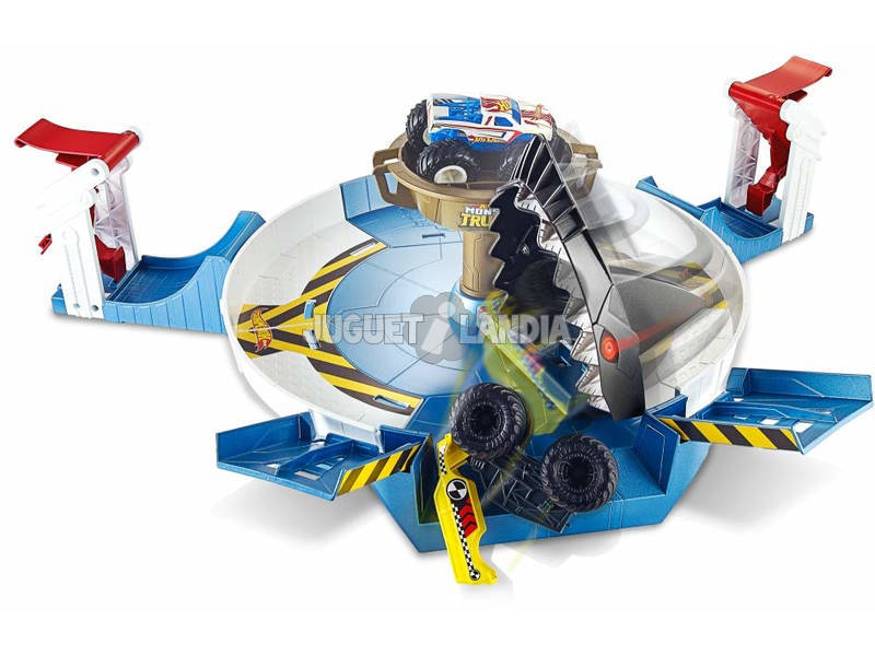 Hot Wheels Monster Truck Luttre Contre le Requin Mattel FYK14 