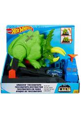 Hot Wheels City Attaque du Tricératops Mattel GBF97