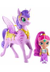 Shimmer and Shine Pack Shimmer y Zahracornio M�gico Volador Mattel GCM01