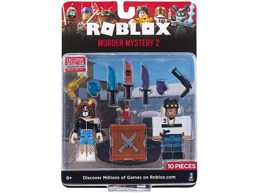  Roblox Game Pack 2 Figuras com Acessórios