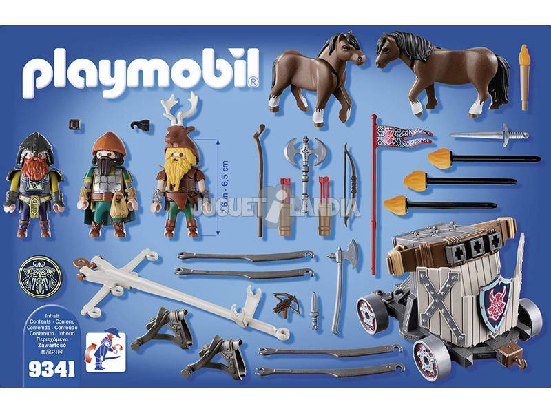 Playmobil Ponygespann mit Zwergenballiste 9341