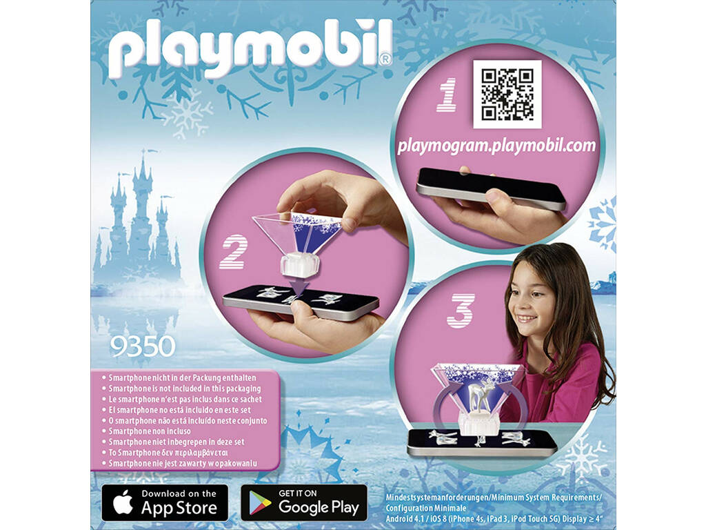 Playmobil Prinzessin Eiskristall Playmogram 3D 9350