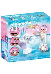 Playmobil Magic Playmogram Principessa Dei Fiori Di Ghiaccio 3D 9351