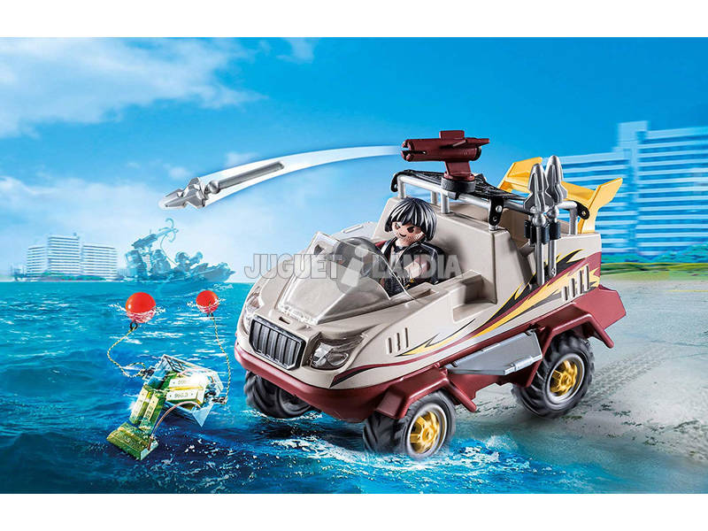 Playmobil Carro Anfíbio com Motor Submarino 9364