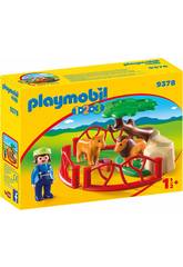Playmobil 1,2,3 Enclos Lions 9378 