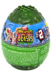 Breakout Beasts Huevo con Figura y Slime Serie 2 Mattel GCK31
