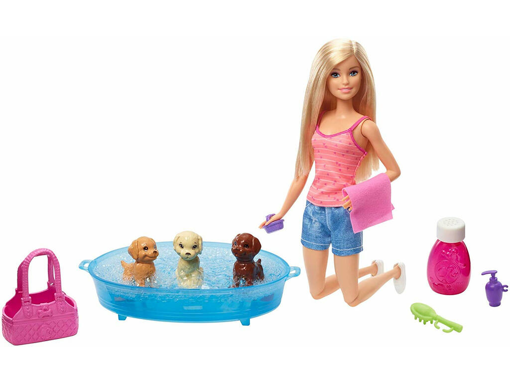Barbie con Cachorros Mattel GDJ37